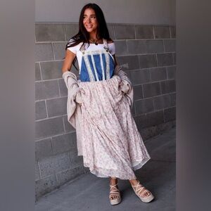 Davi @ Dani  denim floral dress